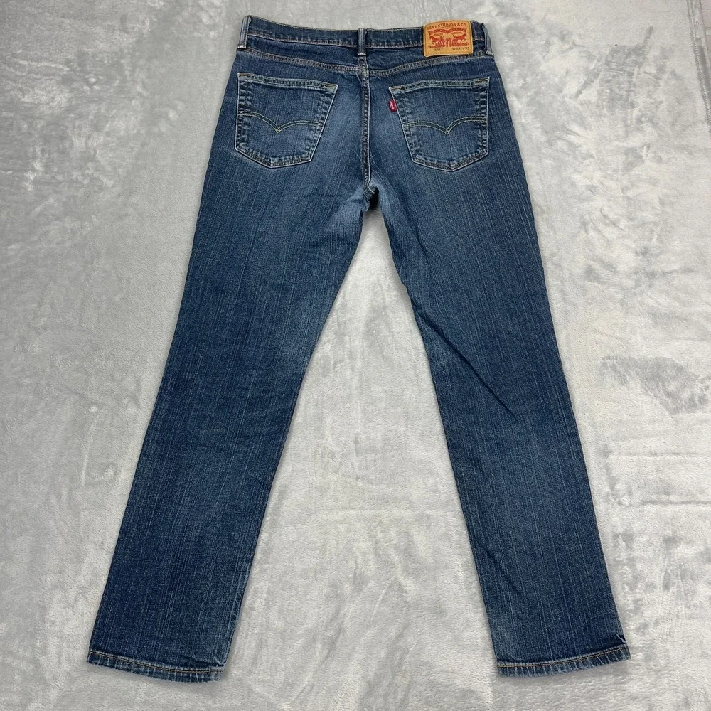 Levi's Jeans Men 33x32 (33x30) Blue Denim 541 Red Tab Stretch Athletic Taper Fit